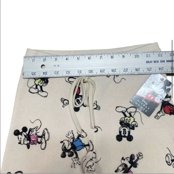 Disney Mickey Mouse Juniors Fleece Jogger Sweatpants Pants World Parks Travel - Picture 13 of 14